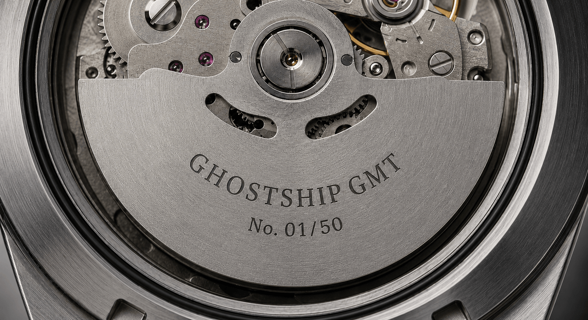 Alkimos Ghostship GMT - Limited Edition. Full Price $699 AUD Reserve Fee $100 AUD - ALKIMOS